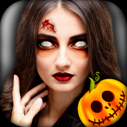Captura 1 Halloween Photo Editor - Maquillaje de miedo android