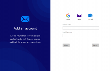 Capture 1 Universal Email App - Mail for All Mailbox windows