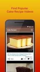 Screenshot 4 Cake Recipes Videos android