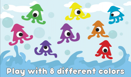 Capture 9 Squishing Squid : Match Colors android