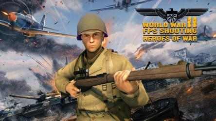 Capture 14 Disparos FPS Segunda Guerra Mundial: Heroes of War android
