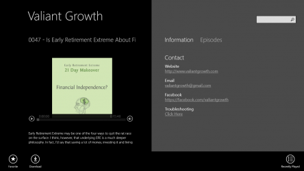 Screenshot 1 Valiant Growth windows
