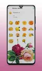 Captura de Pantalla 6 WAStickerApps 🌼🌷 Rosas y flores 2021 android