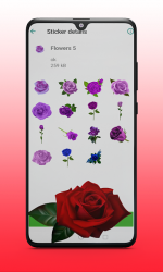 Imágen 2 WAStickerApps 🌼🌷 Rosas y flores 2021 android
