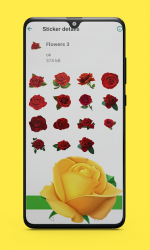Captura de Pantalla 7 WAStickerApps 🌼🌷 Rosas y flores 2021 android