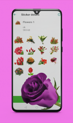 Imágen 3 WAStickerApps 🌼🌷 Rosas y flores 2021 android