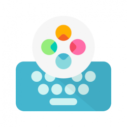 Screenshot 1 Teclado Fleksy GIF Emoji Temas android