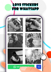 Screenshot 2 Romantic Stickers for Whatsapp -love WAStickersApp android