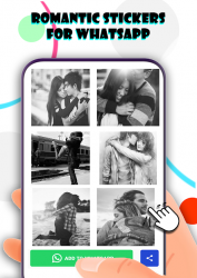 Screenshot 8 Romantic Stickers for Whatsapp -love WAStickersApp android