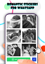 Captura de Pantalla 3 Romantic Stickers for Whatsapp -love WAStickersApp android