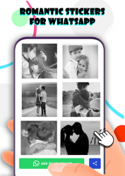 Screenshot 4 Romantic Stickers for Whatsapp -love WAStickersApp android