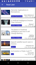Screenshot 7 ArticleTracker - Feed your Curiosity android