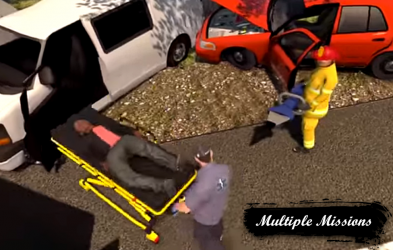 Captura de Pantalla 3 Ambulance Simulator Juego Nuevo juego de rescate android