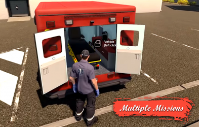Captura de Pantalla 2 Ambulance Simulator Juego Nuevo juego de rescate android