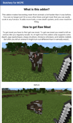 Captura 2 Addon Butchery for Minecraft PE android