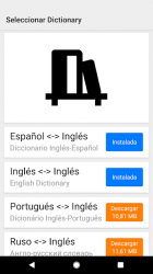 Screenshot 9 Diccionario español inglés | English Spanish Dict android