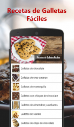 Screenshot 9 Recetas de galletas fáciles caseras en español android