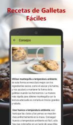 Captura 5 Recetas de galletas fáciles caseras en español android