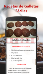 Screenshot 6 Recetas de galletas fáciles caseras en español android