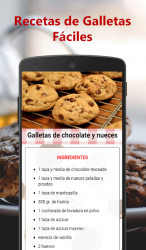 Captura 10 Recetas de galletas fáciles caseras en español android