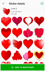 Capture 8 Love Sticker Memojis for WhatsApp - WAStickerApps android