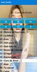 Captura 4 Karol Sevilla Songs Offline 2021 android