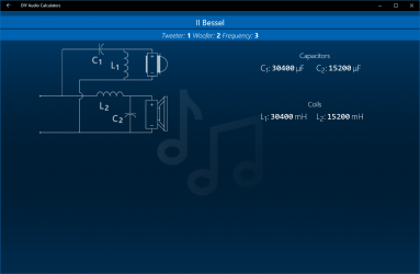 Screenshot 2 DIY Audio Calculators windows