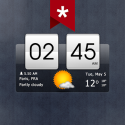 Captura 1 Sense Flip Clock & Weather - Pro android