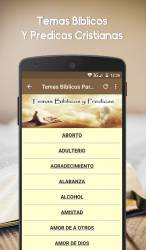 Screenshot 5 Temas Bíblicos para Predicar y Predicas Cristianas android