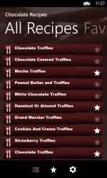 Screenshot 3 Chocolate Recipes windows