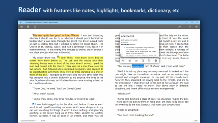 Captura de Pantalla 2 Aquile Reader - Modern epub ebook reader windows