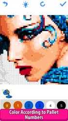 Image 12 Fashion Color by Number-Pixel Art Sandbox Coloring Book windows