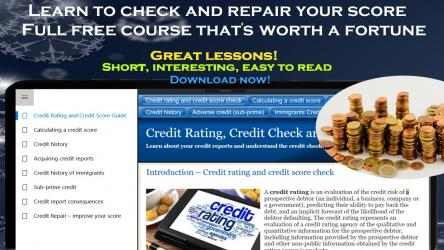 Screenshot 1 Credit rating and credit check - Full Guide - Fico credit score, credit report and more windows