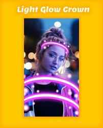Image 4 Light Glow Crown Photo Editor - Neon Effect Camera android