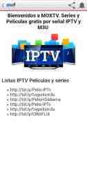 Captura de Pantalla 4 MOXTV - Listas IPTV M3U Gratis android