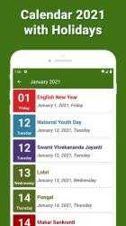 Capture 4 Calendar 2021 with Holidays android
