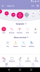 Screenshot 3 FEMM calendario menstrual y de ovulación android