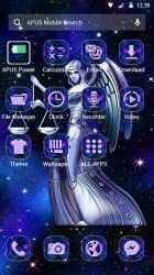Captura 3 Blue Shine Libra APUS Launcher theme android