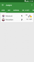 Captura 3 Beisbol Mexico 2019 - 2020 android