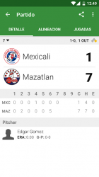 Captura 2 Beisbol Mexico 2019 - 2020 android