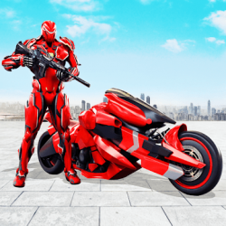 Imágen 1 Futurista robot moto juegos moto robot héroe android
