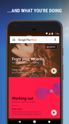 Captura de Pantalla 3 Google Play Music android