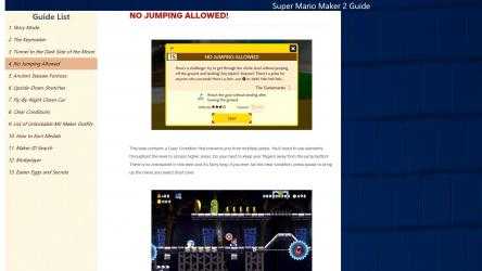Screenshot 2 Guides for Super Mario Maker 2 windows