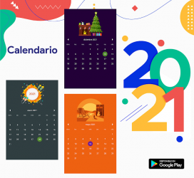 Screenshot 2 Calendario 2021 - Diario, Eventos, Vacaciones android