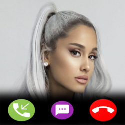 Captura 1 Ariana Grande Fake Video Call - Ariana Call & Chat android