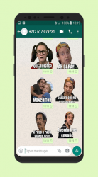 Captura de Pantalla 3 Stickers Graciosos Memes Mexico android