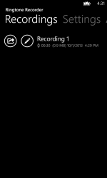 Screenshot 4 Ringtone Recorder windows
