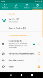 Captura 9 Lector de códigos QR y barras (español) android