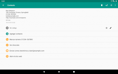 Screenshot 11 Lector de códigos QR y barras (español) android