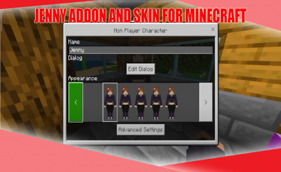 Captura de Pantalla 9 Minecraft Jenny Addon Mod android